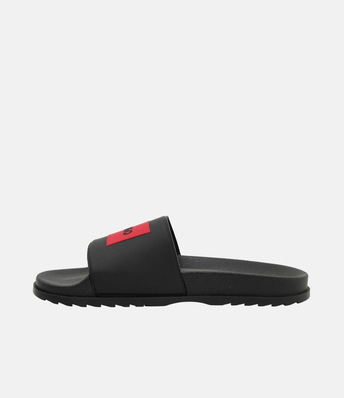 Hugo slides embroidered logo