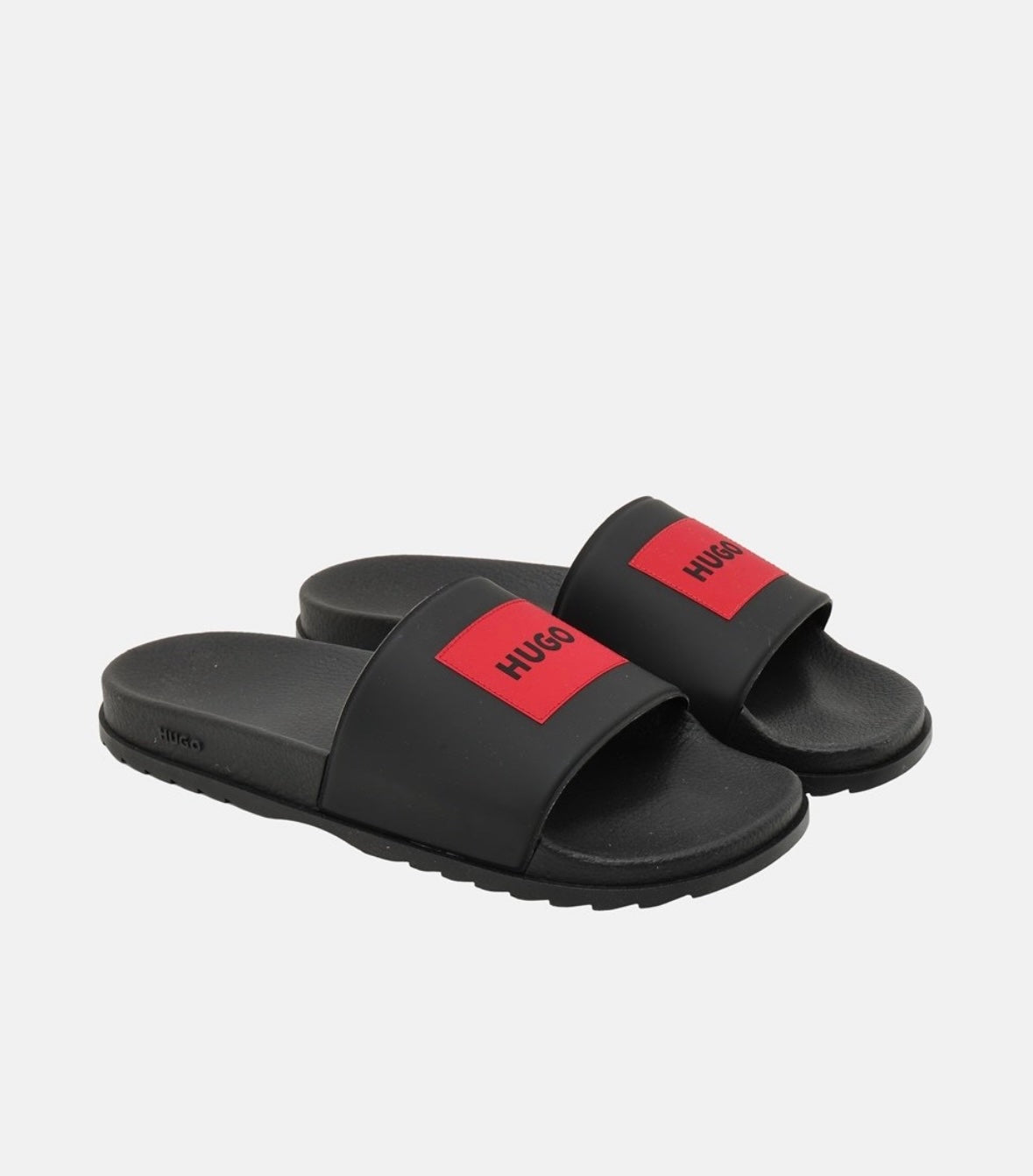 Hugo slides embroidered  logo