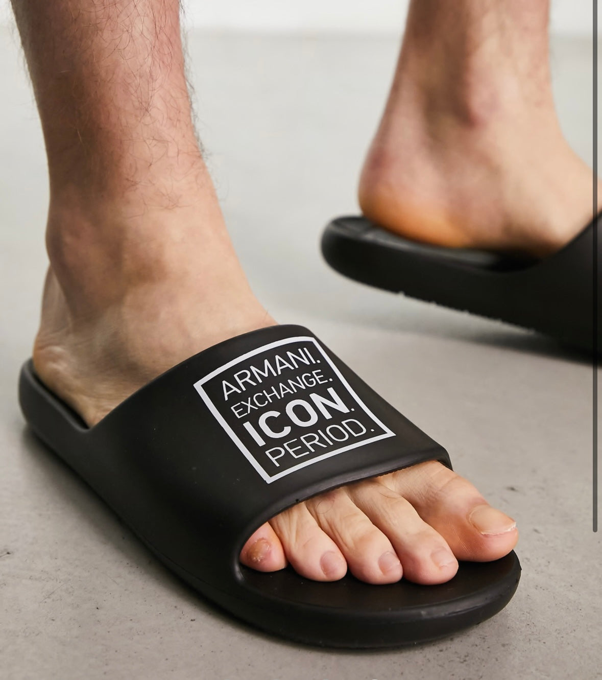 Armani Exchange slides