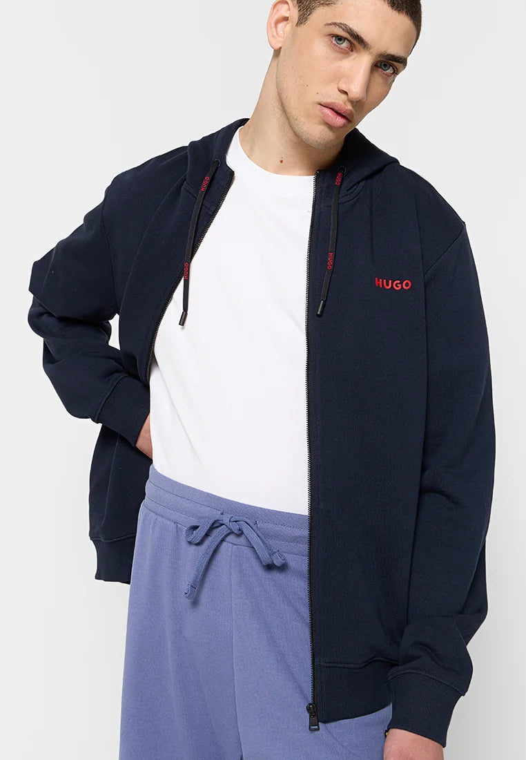Hugo zip-up swearshirt