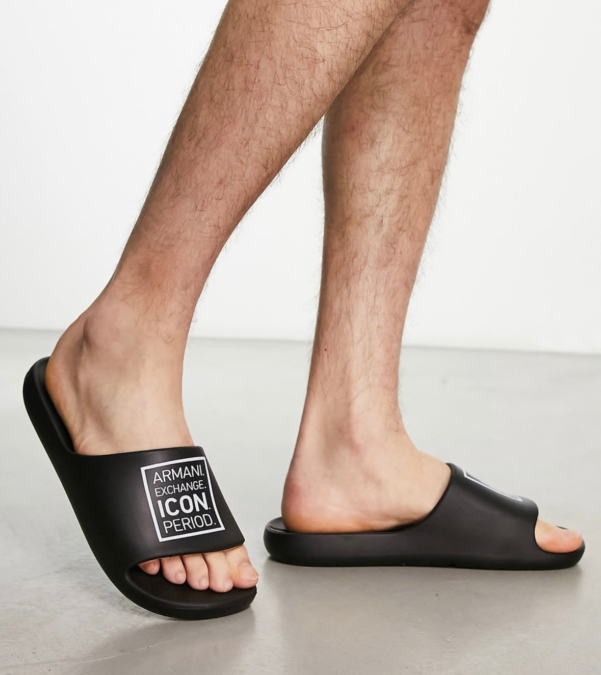 Armani Exchange slides