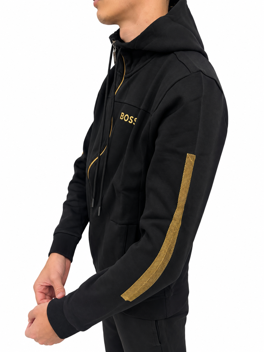Boss zipped sweatshirt