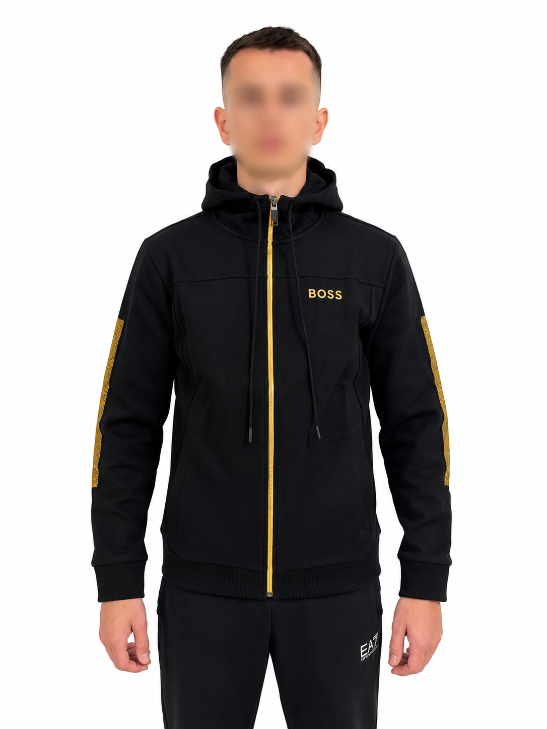 Boss zipped sweatshirt